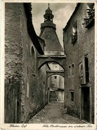 Weiden, Alte Stadtmauer am unteren Tor -375354