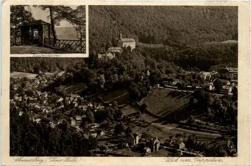 Schwarzburg, Blick vom Trippstein -377398