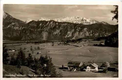 Oberaudorf, Blick gegen den Kaiser -375474
