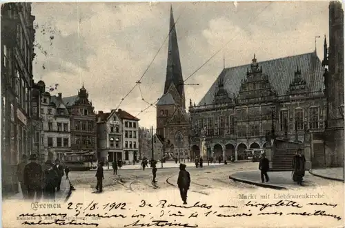 Bremen, Markt mit Liebfrauenkirche -375634