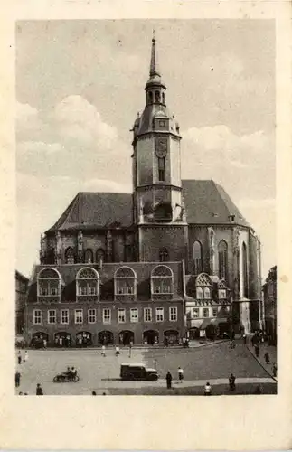 Naumburg, Markt mit Wenzelskirche -377892