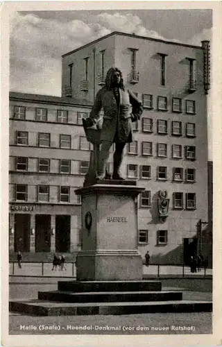 Halle a.d.Saale, Händel-Denkmal -378010