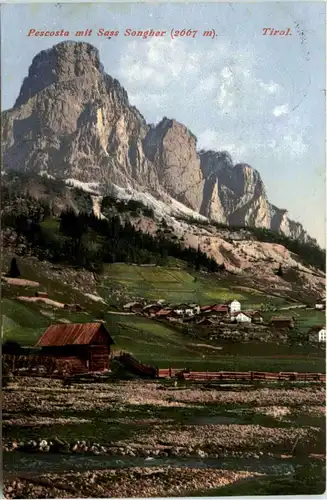 Pescosta mit Sass Songher -93894