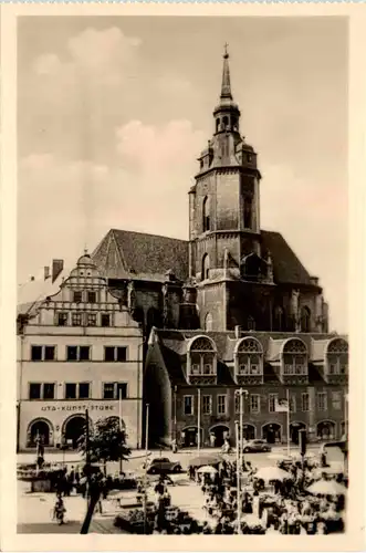 Naumburg, Markt mit Wenzelskirche -377890