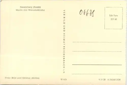 Naumburg, Markt mit Wenzelskirche -377890