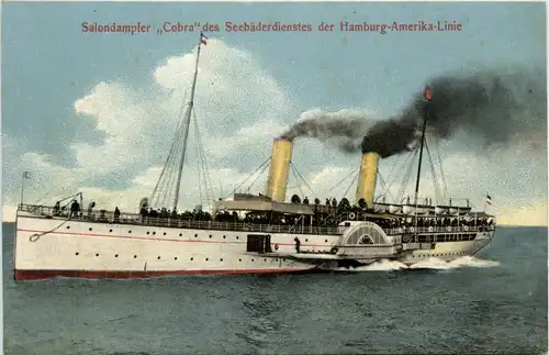 Salondampfer Cobra des Seebäderdienstes der Hamburg-Amerika Linie -94672