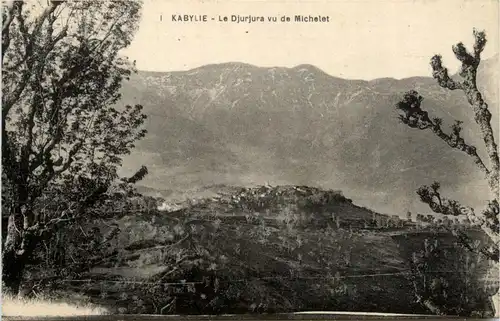 Kabylie, Le Djurjura vu de Michelet -362150