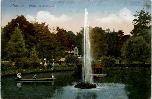 Wurzen, Partie im Stadtpark -378228