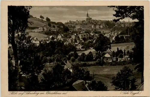 Blick auf Schneeberg von Oberschlema aus -379490