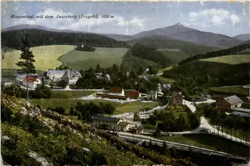 Blauenthal mit dem Auersberg -379510