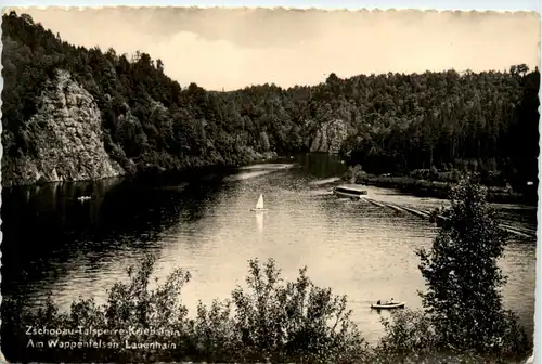 Talsperre Kriebstein, Am Wappenfelsen Lauenhain -377120