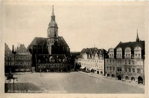 Naumburg/Saale, Marktplatz u. St. Wenzelskirche -378824