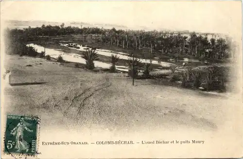 Extreme-Sud Oranais, Colomb-Bechar, Lòued Bechar et le puits maury -362830