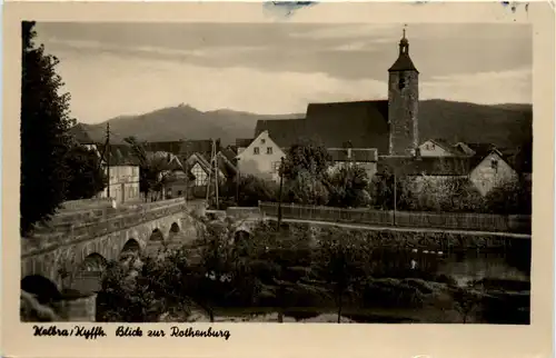 Kelbra, Blick zur Rothenburg -378904