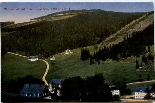 Wildenthal mit dem Auersberg -379506