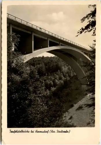 Teufelstalbrücke bei Hermsdorf -377356