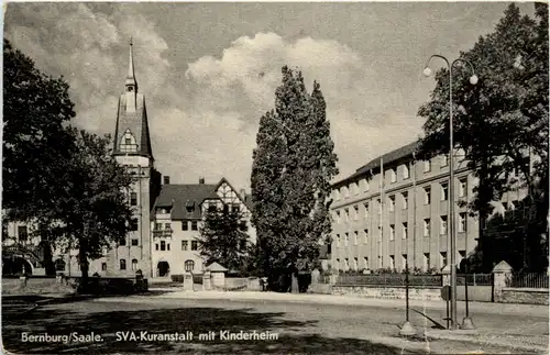 Bernburg, SVA-Kuranstalt mit Kinderheim -378922