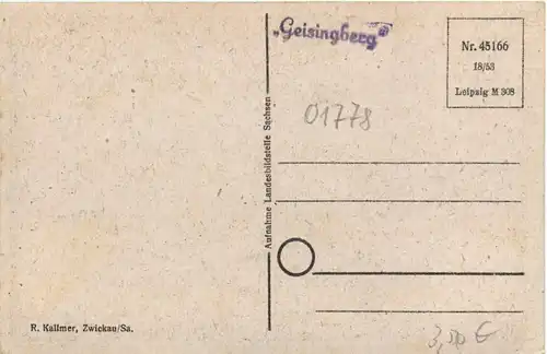 Geising und Altenberg mit Pinge im Erzgeb. -379766