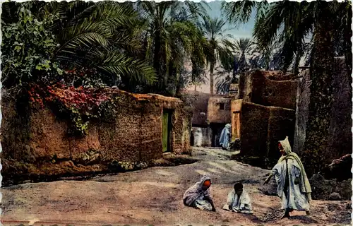Algerien sonstige, Scene de la vie arabe -363190