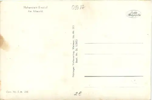 Hohenstein Ernstthal, am Altmarkt -380530