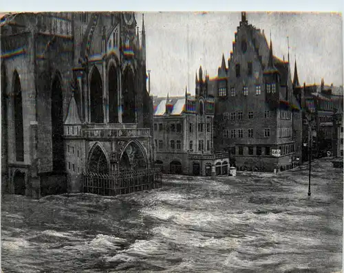 Nürnberg - Hochwasser Katastrophe 1909 -96346