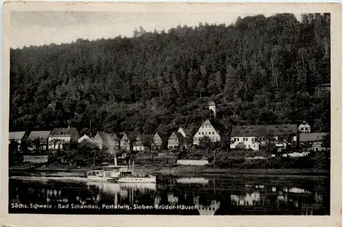 Bad Schandau, Postelwitz, Sieben-Brüder-Häuser -380086