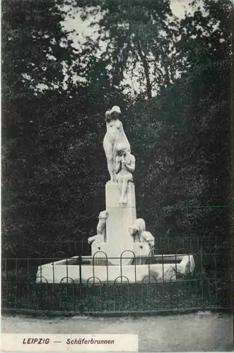 Leipzig, Schäferbrunnen -380146