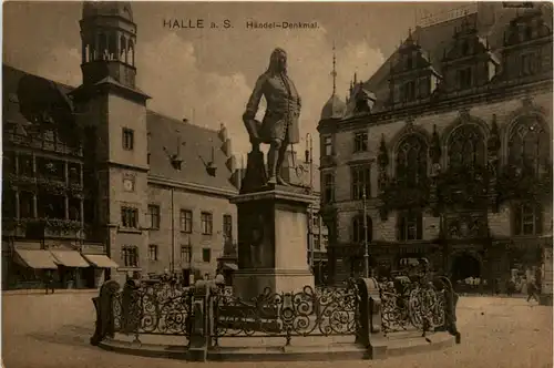 Halle a.d.Saale, Händel-denkmal -378002