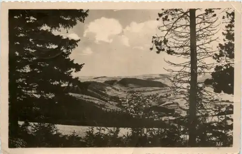 Geising i. Erzgeb., , Blick vom Fuss des Geisingberges -379816