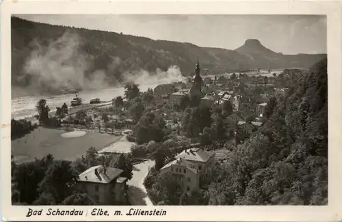 Bad Schandau, Elbe m. Lilienstein -380080