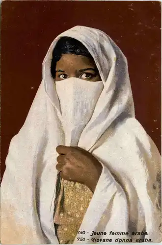 Algerien sonstige, Jeune femme arabe -363750