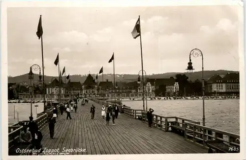 Ostseebad Zoppot - Seebrücke -96726
