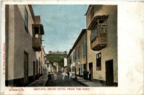 Tenerife Orotava - Grand Hotel from the Port -96826