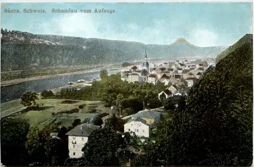 Bad Schandau vom Aufzuge -380056