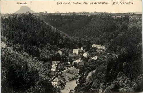 Bad Schandau, Blick in das kirnitzschtal -380076