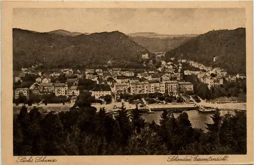 Bad Schandau, Gesamtansicht -380096