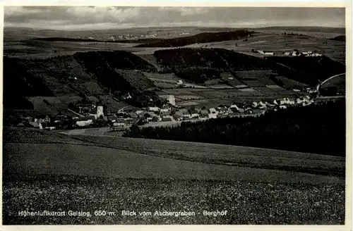 Geising, Blick vom Aschergraben, Berghof -380048