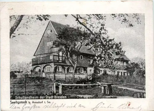 Seeligstadt b. Arnsdorf i. Sa., Schullandheim der Stadt Dresden -380480