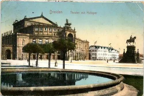 Dresden, Theater mit Hofoper -368154