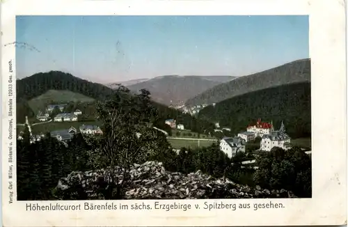 Bärenfels/Sächs.Erzgeb., v. Spitzberg aus gesehen -380906