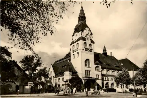 Leipzig, Zoo-eingang und Kongresshalle -380202