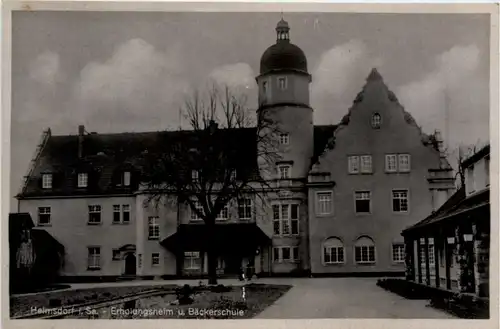 Hermsdorf, Erholungsheim u. Bäckerschule -380946