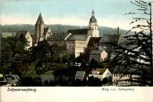 Schwarzenberg i. Erzgeb., Blick vom Todtenstein -380656