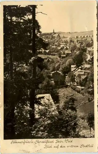 Oberweissbach/Thür., Blick auf den unteren Stadtteil -381794
