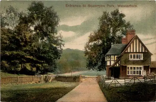 Westerham - Entrance to Squerryes Park -444442