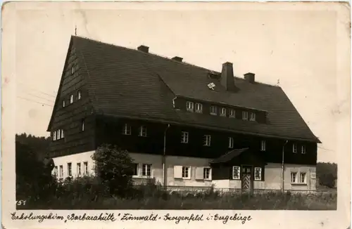 Zinnwald-Georgenfeld/Erzgeb., Erholungsheim Barbarahütte -380844