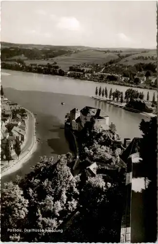 Passau, Dreiflüssemündung -382154