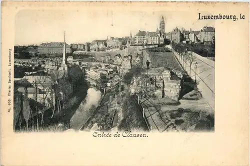 Luxembourg - Entree de Clausen -444862