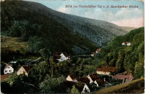 Blick ins Hochstätter Tal v.d. Auerbacher Kirche -379458