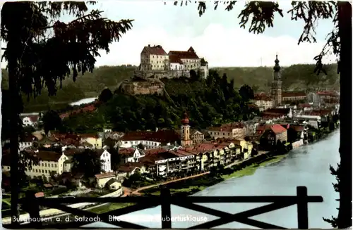 Burghausen a.d. Salzach, Blick von der Hubertusklause -382334